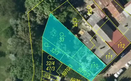 Dražba stavebního pozemku 331 m², Tištín, okres Prostějov