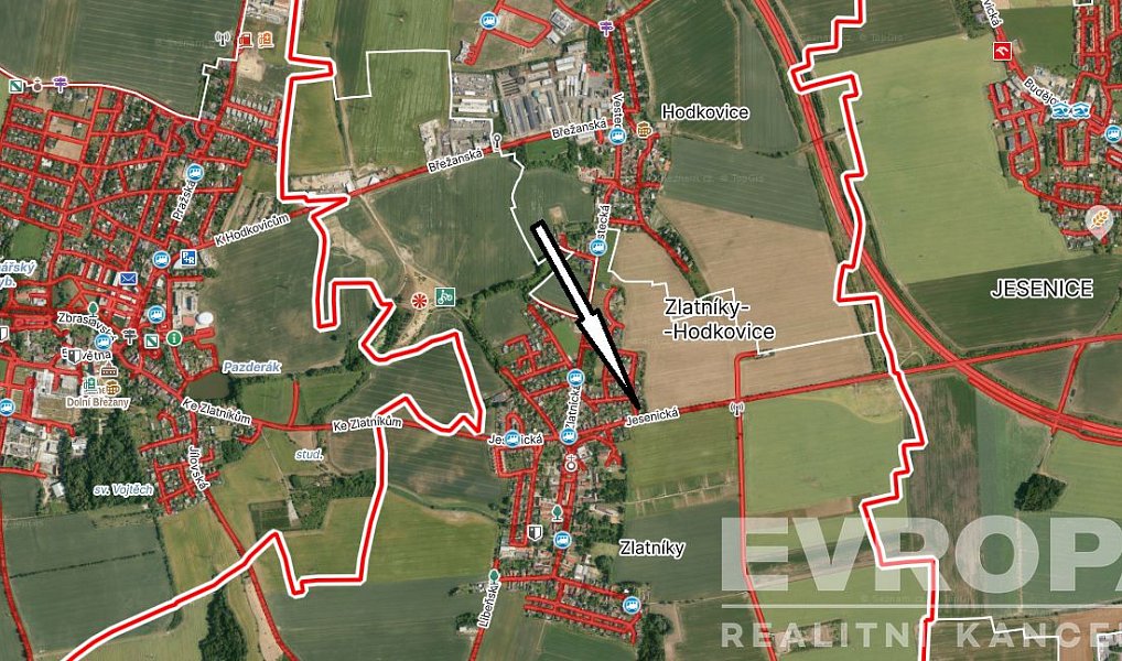 Prodej stavebního pozemku 1 301 m², Zlatníky-Hodkovice – náhled fotky 9