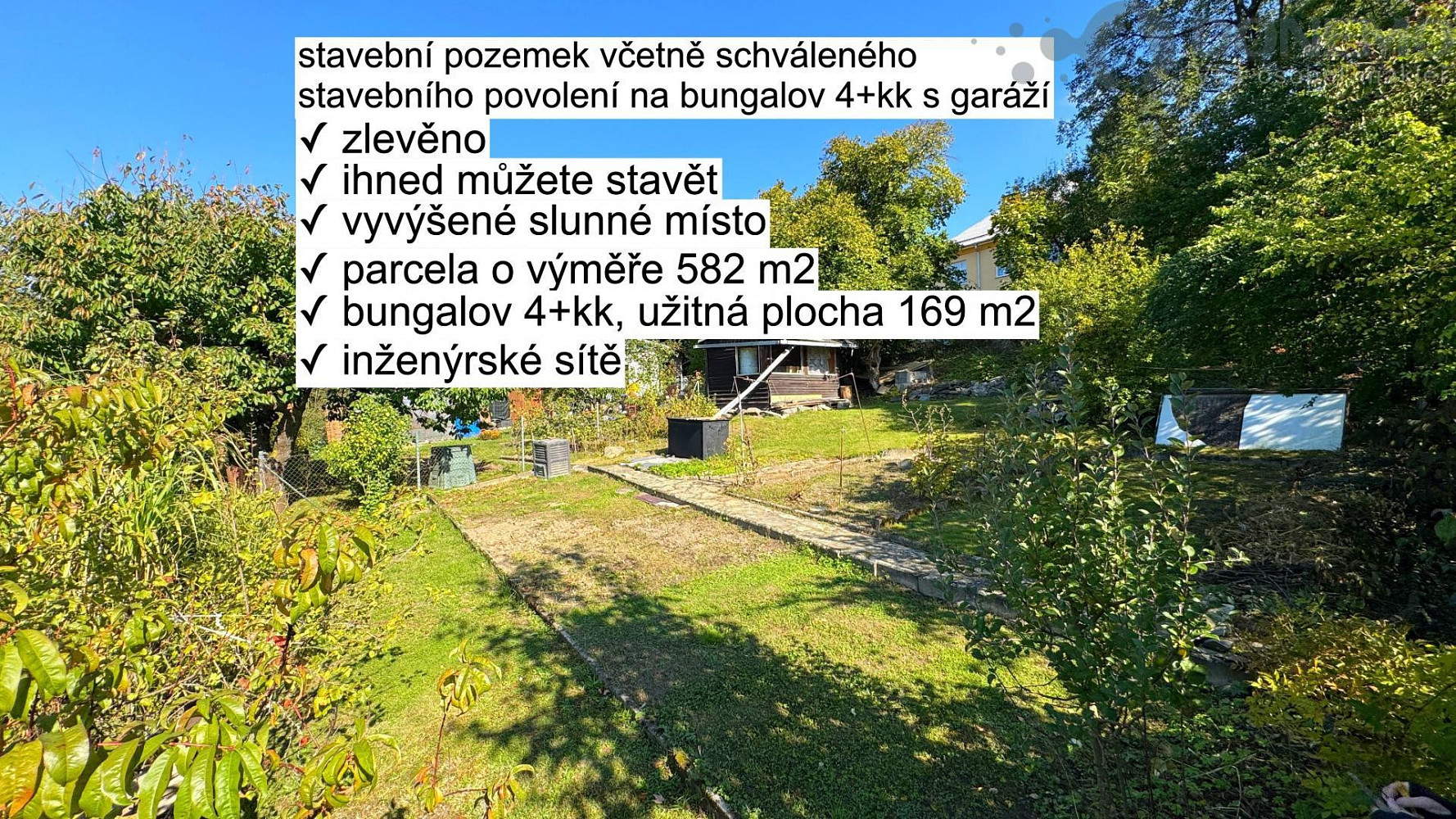Prodej stavebního pozemku 582 m² – fotografie 4