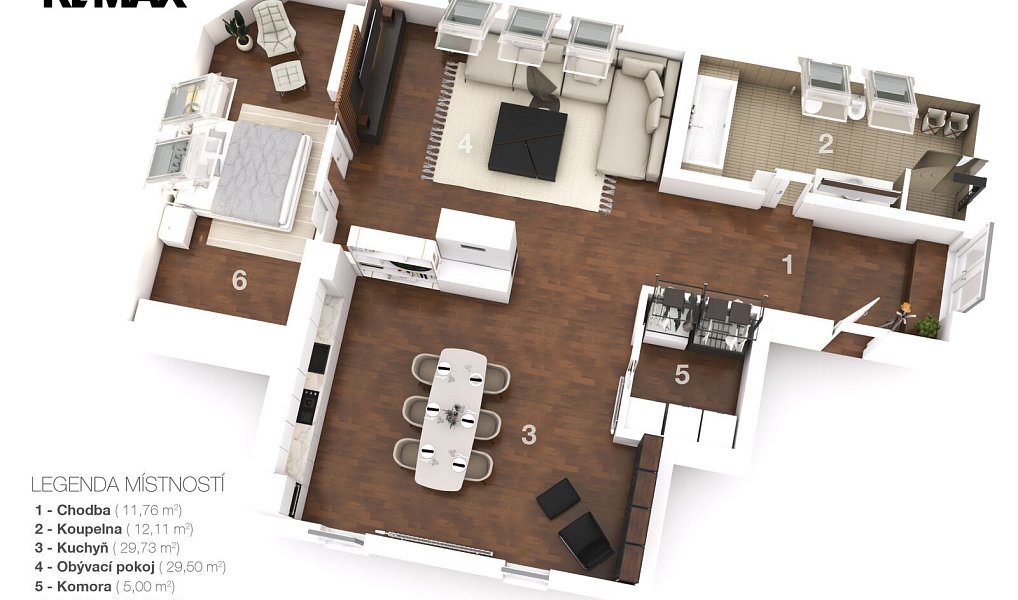 Pronájem bytu 2+kk 108 m², Ostrava – náhled fotky 3