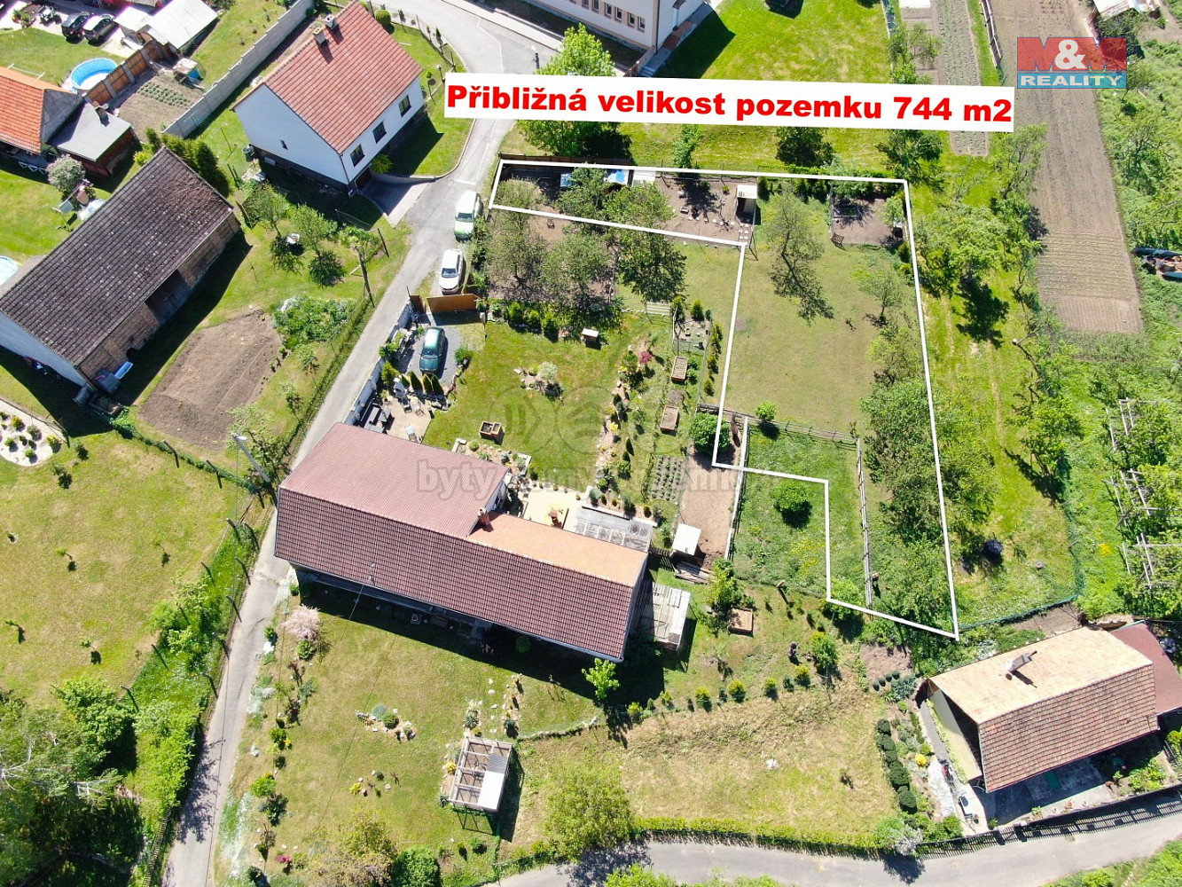 Prodej zahrady 744 m² – pohled 3