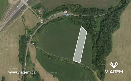 Prodej pole 1 963 m², Kravaře, okres Česká Lípa