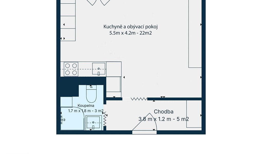 Pronájem bytu 1+kk 30 m², Brandýs nad Labem-Stará Boleslav – náhled fotky 14
