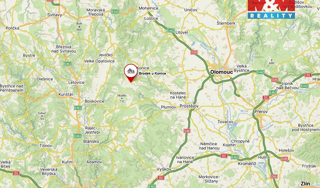 Prodej pozemku 3 515 m², Brodek u Konice – náhled fotky 4