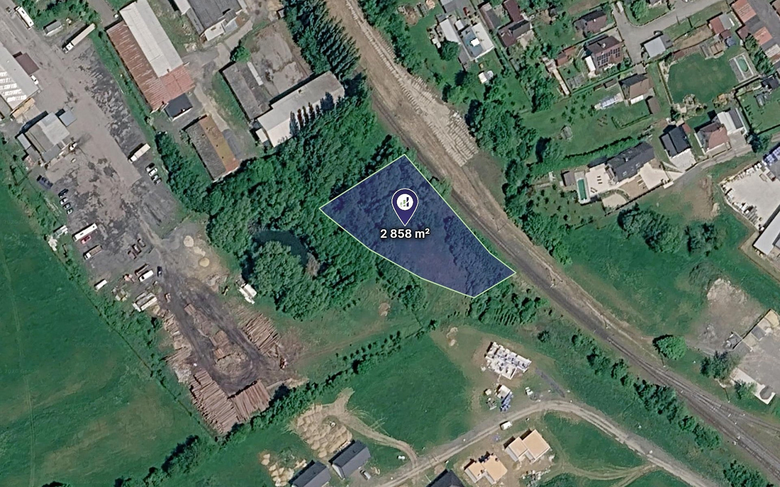 Prodej pozemku 2 858 m²
