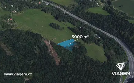 Prodej pole 2 500 m², Jeřmanice, okres Liberec