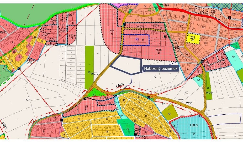 Prodej pole 12 172 m², Zdiby – náhled fotky 5