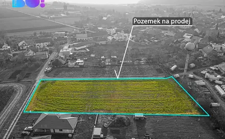 Prodej stavebního pozemku 4 329 m², Kyselovice, okres Kroměříž