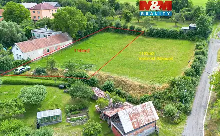 Prodej stavebního pozemku 1 122 m², Kamenná Lhota, okres Havlíčkův Brod