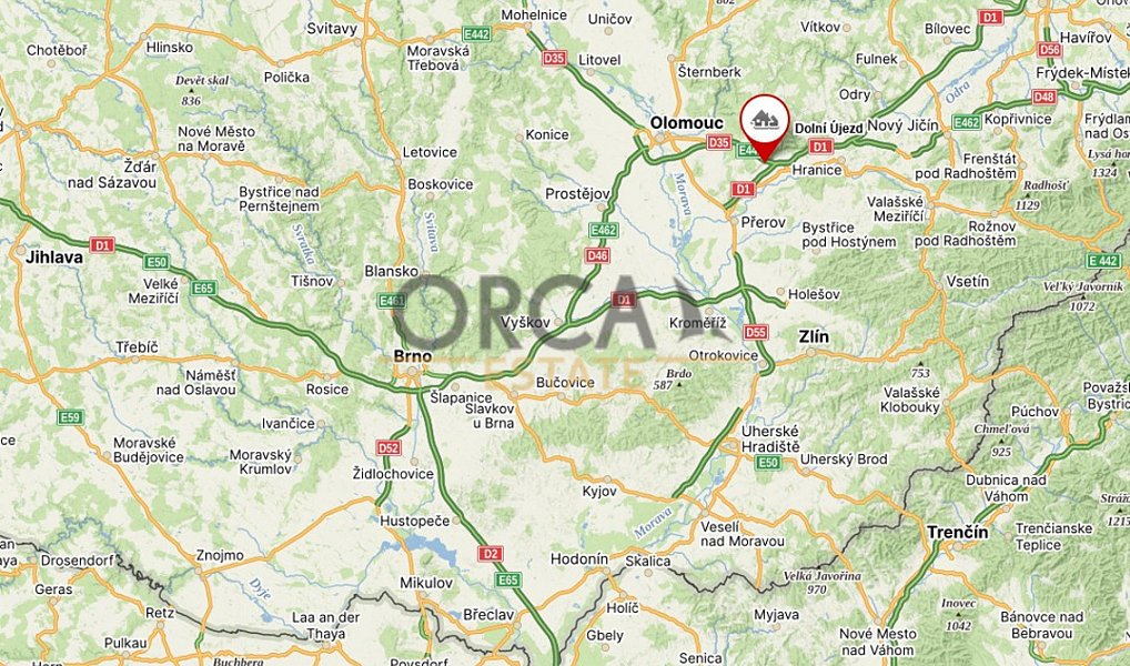 Prodej pole 4 582 m², Dolní Újezd – náhled fotky 3