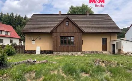 Prodej chaty/chalupy 90 m² s pozemkem 815 m², Dřešín - Chvalšovice, okres Strakonice