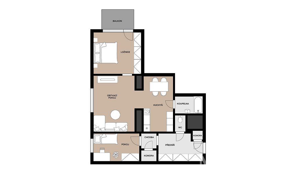 Prodej bytu 3+1 78 m², Praha – náhled fotky 18