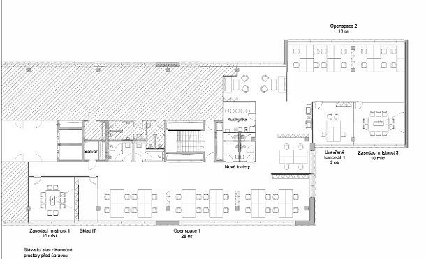 Pronájem kanceláře 416 m² – fotografie 3