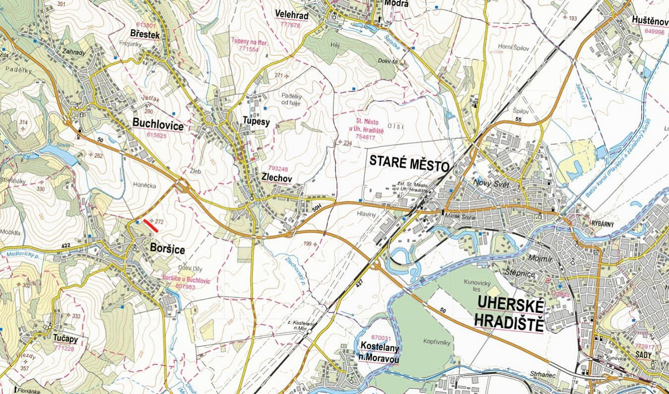 Prodej pole 2 636 m² – pohled 3