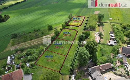 Prodej stavebního pozemku 971 m², Ruda, okres Rakovník