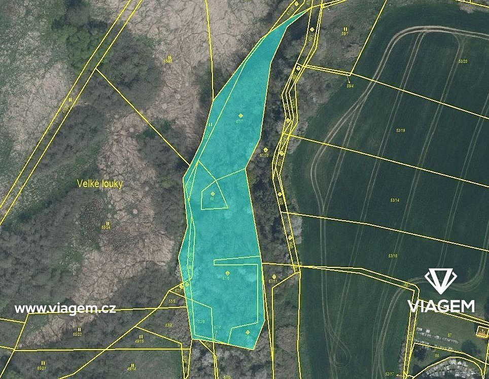 Spekulační - komerční a ostatní 5 750 m², Podíl 50 % o výměře 2 875 m² – pohled 3