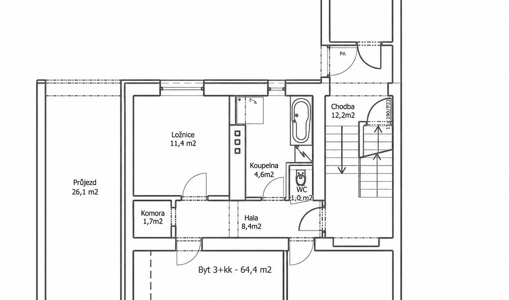 Prodej bytu 3+kk 64 m², Olomouc – náhled fotky 25