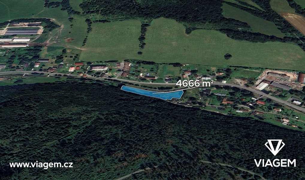 Prodej stavebního pozemku 1 166 m², Město Albrechtice – fotka 1 z 5