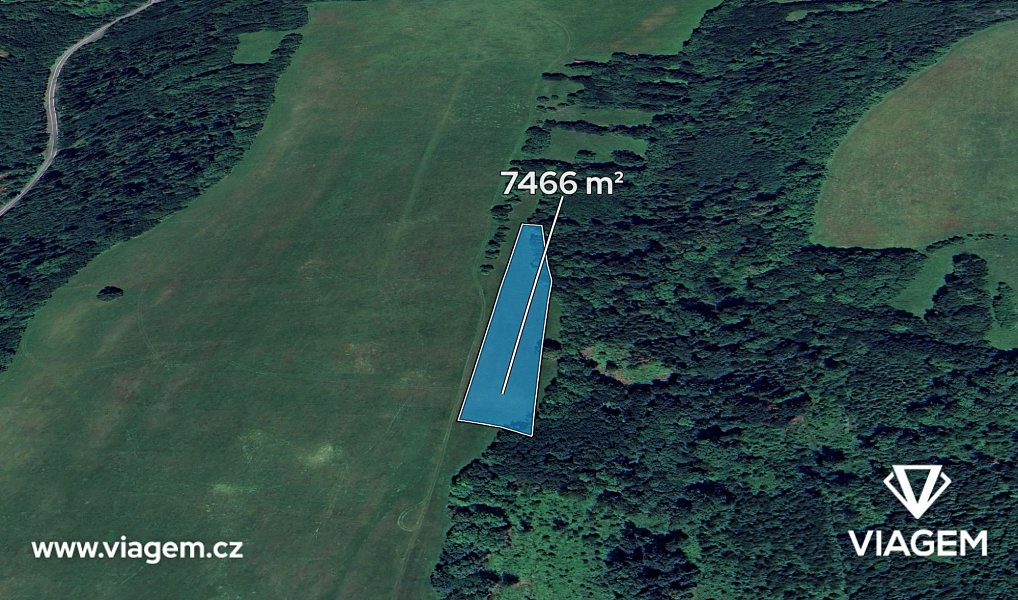 Prodej pole 4 977 m², Lipina – fotka 1 z 5