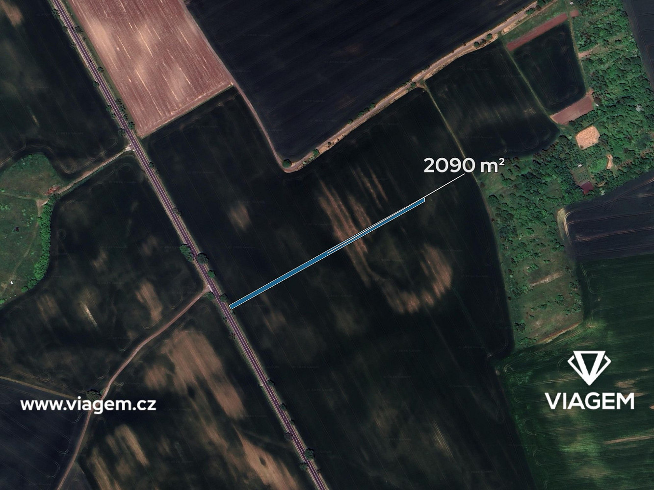 Prodej pole 2 090 m² – fotografie 2