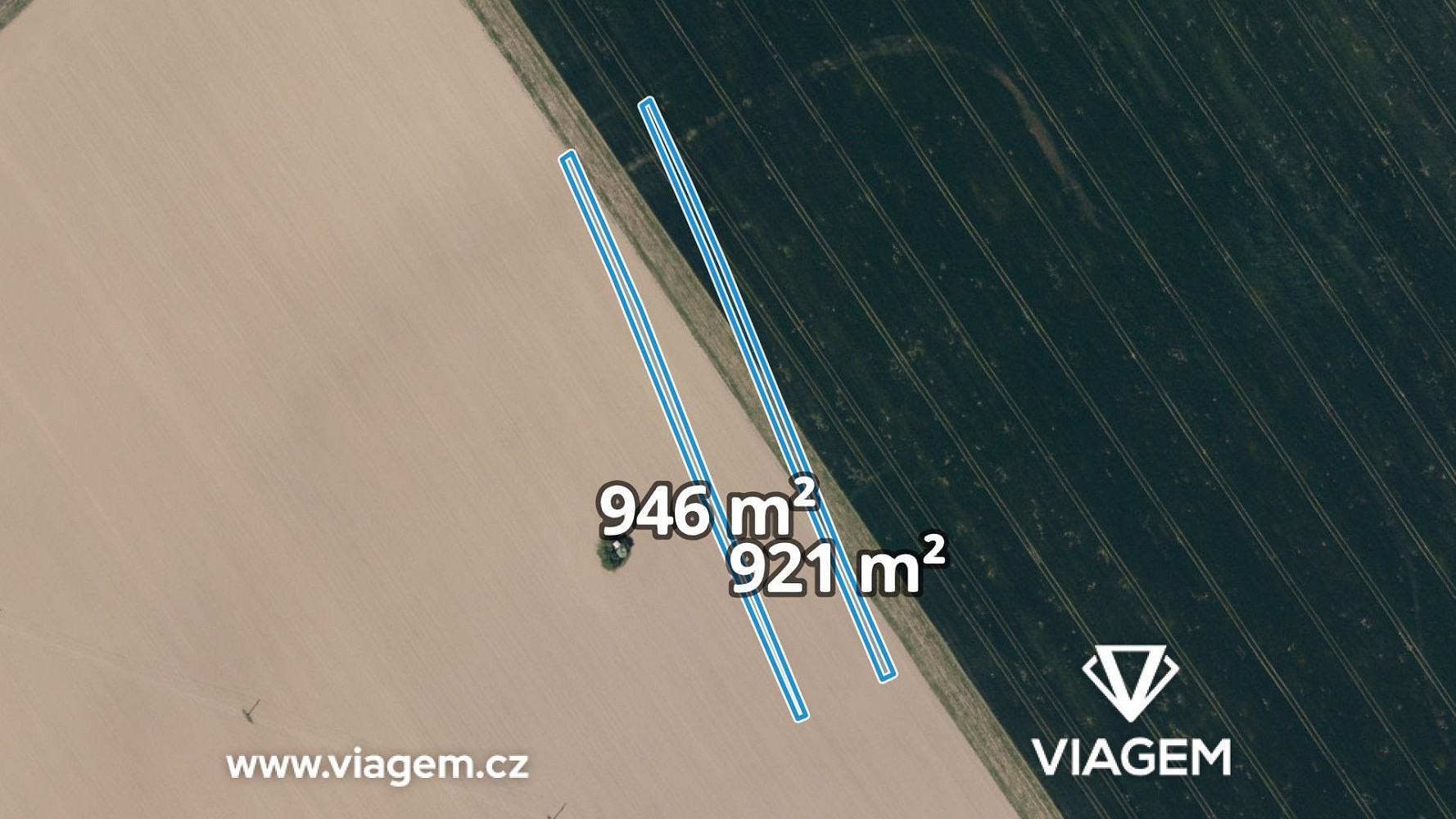 Prodej pole 1 091 m²