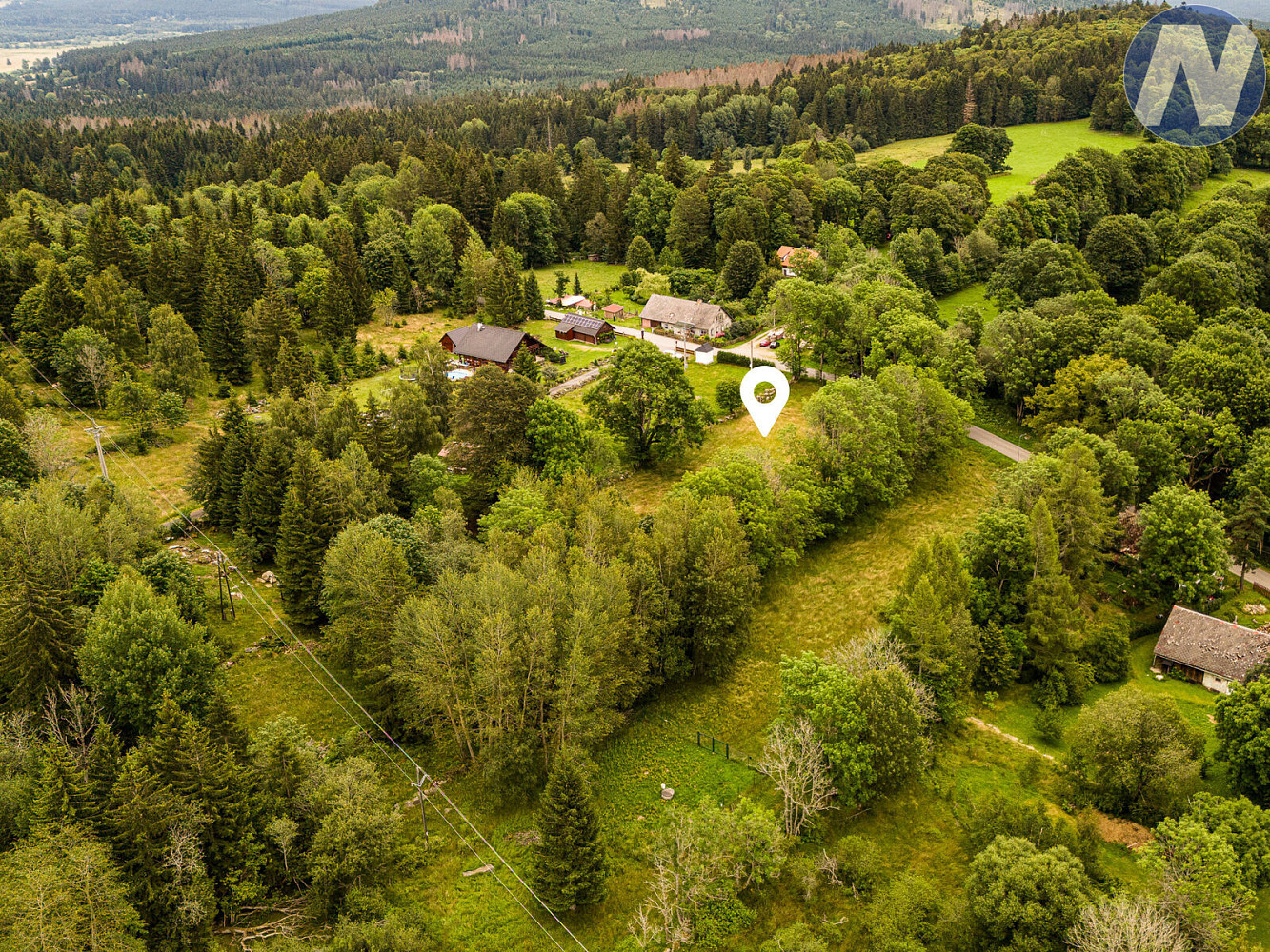 Prodej stavebního pozemku 4 283 m² – fotografie 3