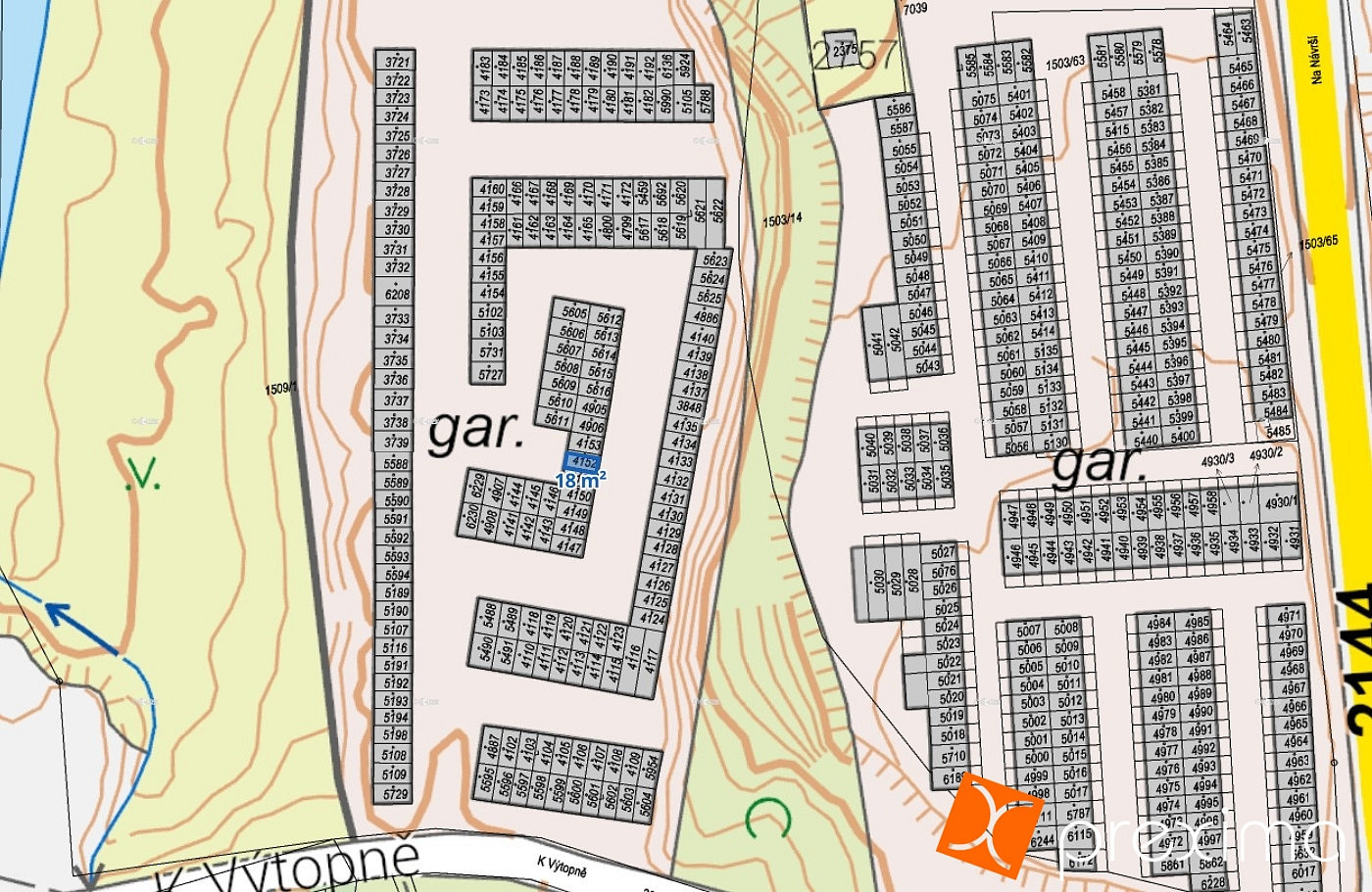 Prodej garáže 18 m² – pohled 4