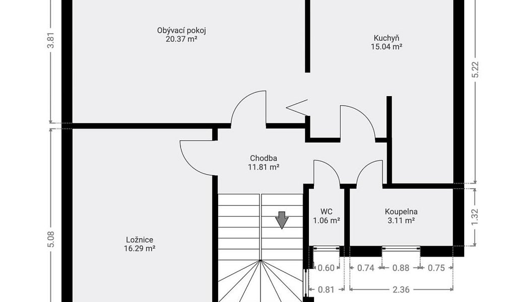 Prodej domu 164 m² s pozemkem 540 m², Nová Paka – náhled fotky 19