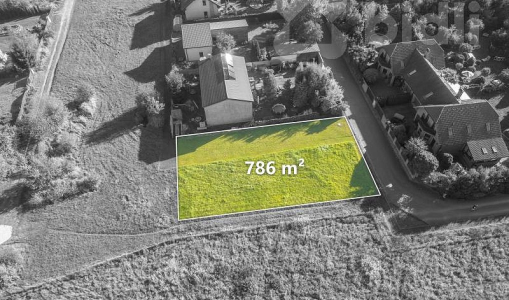 Prodej stavebního pozemku 786 m², Svojetice – náhled fotky 2