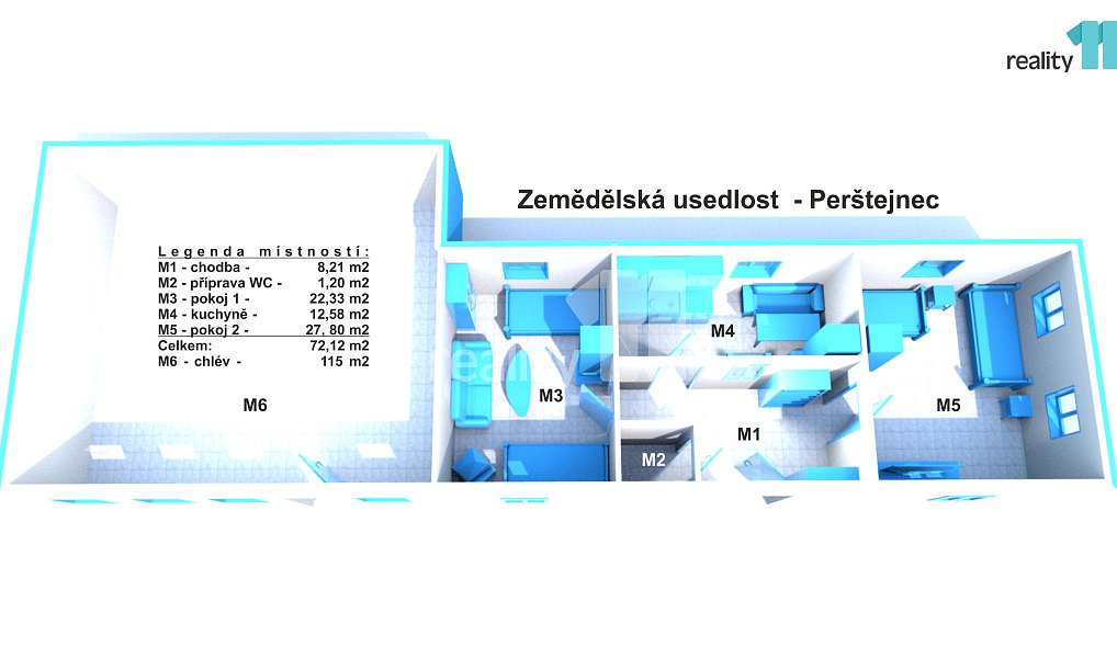Prodej domu 72 m² s pozemkem 1 133 m², Kutná Hora – náhled fotky 10