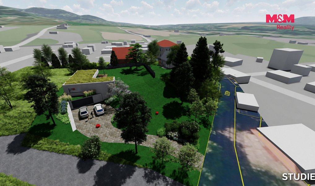 Prodej stavebního pozemku 1 500 m², Bystřice – náhled fotky 2
