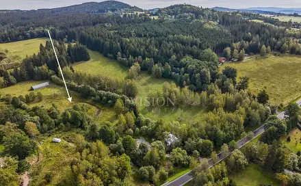 Prodej stavebního pozemku 1 087 m², Horní Planá, okres Český Krumlov