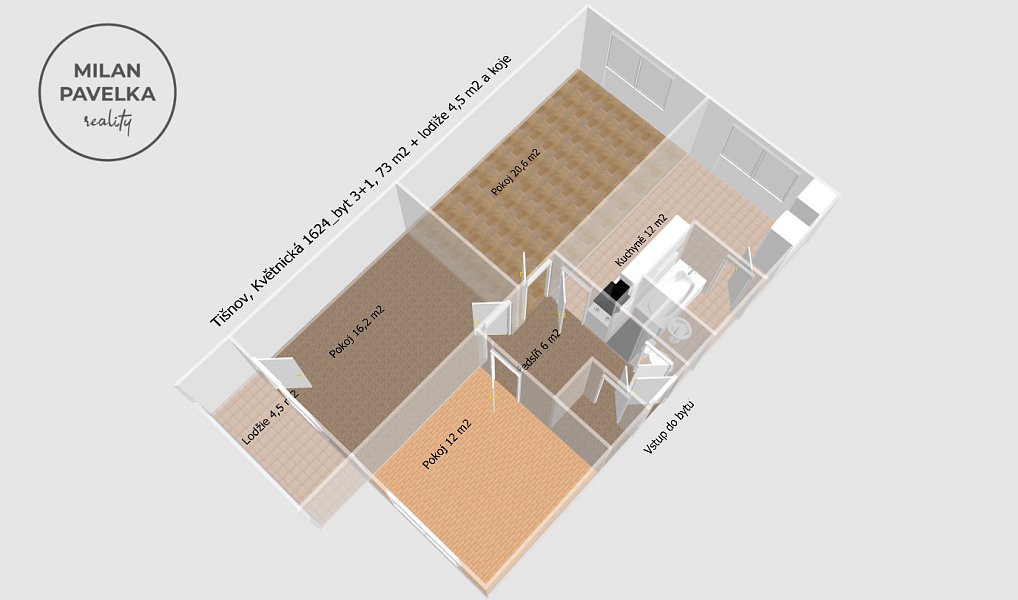 Prodej bytu 3+1 73 m², Tišnov – náhled fotky 17