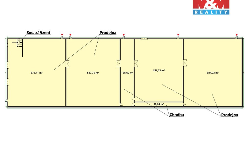 Pronájem skladovacích prostor 2 200 m², Cheb – náhled fotky 5