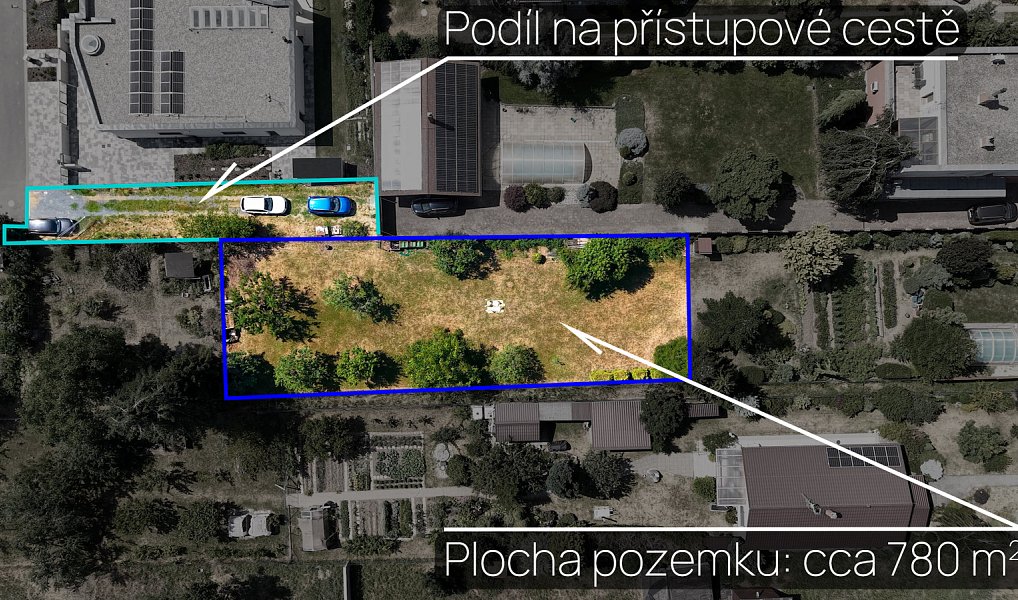 Prodej stavebního pozemku 780 m², Olomouc – náhled fotky 2