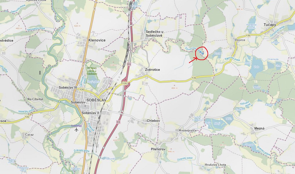 Prodej lesa 6 708 m², Zvěrotice – náhled fotky 12