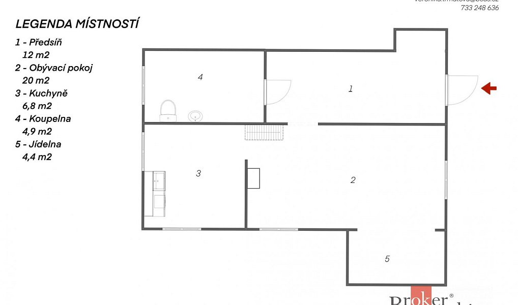 Prodej domu 74 m² s pozemkem 48 m², Soběnov – náhled fotky 14