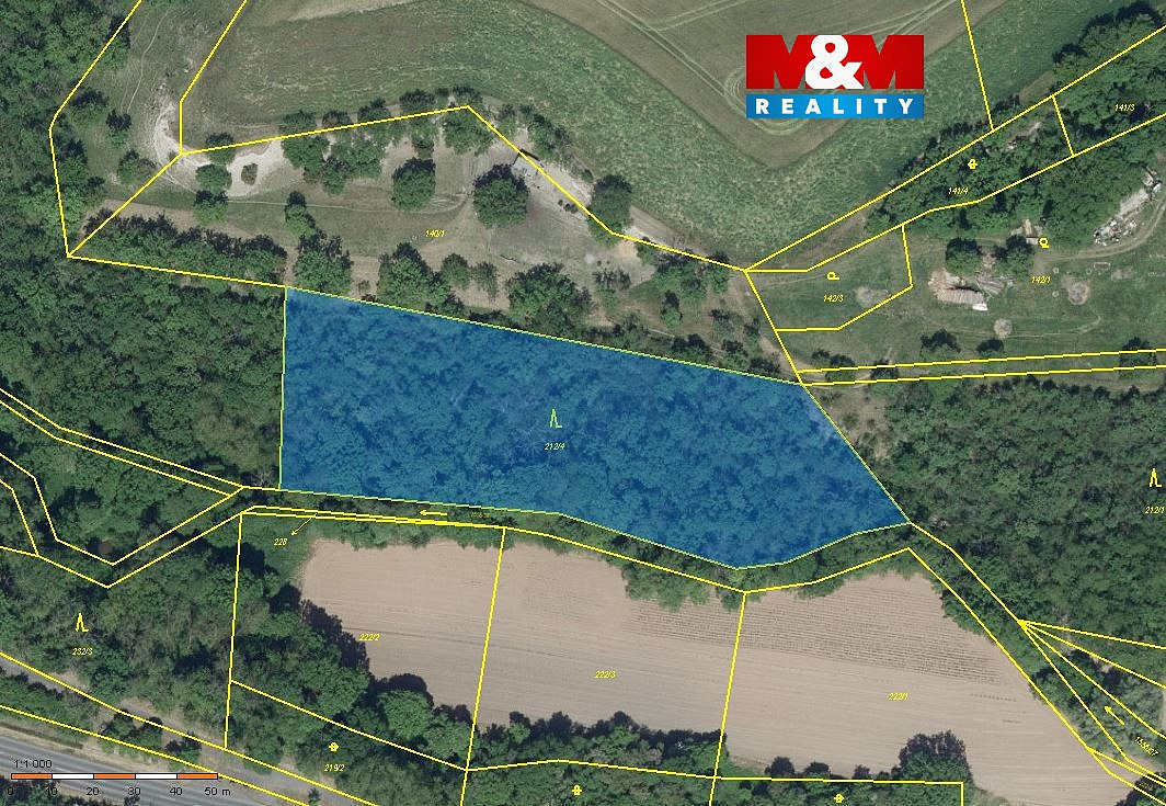 Prodej lesa 6 203 m²