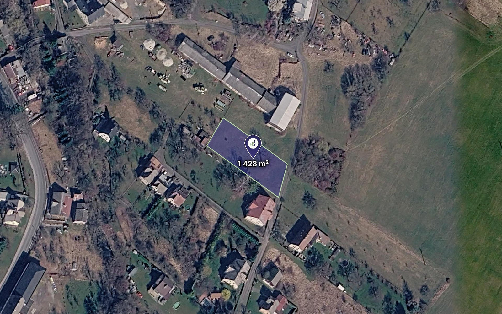 Prodej stavebního pozemku 1 428 m²