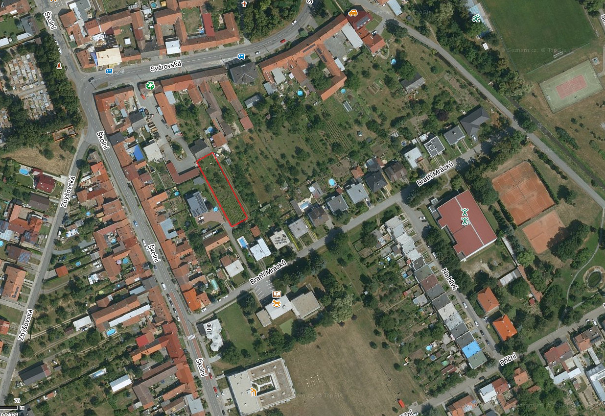Prodej zahrady 832 m² – další