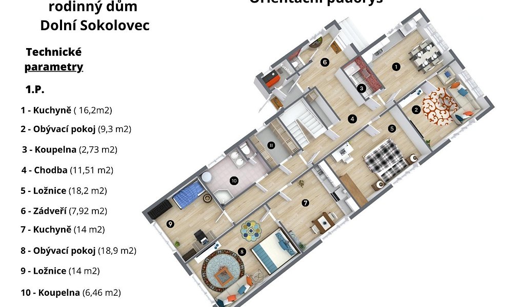 Prodej domu 269 m² s pozemkem 3 549 m², Dolní Sokolovec – náhled fotky 7
