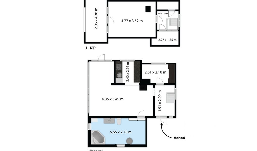 Prodej chaty/chalupy 58 m² s pozemkem 942 m², Křimov – náhled fotky 26