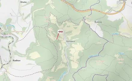 Dražba lesa 586 m², Radkov