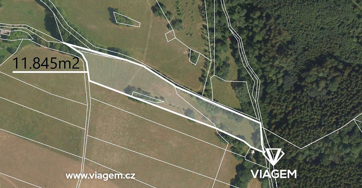 Prodej pole 11 845 m²
