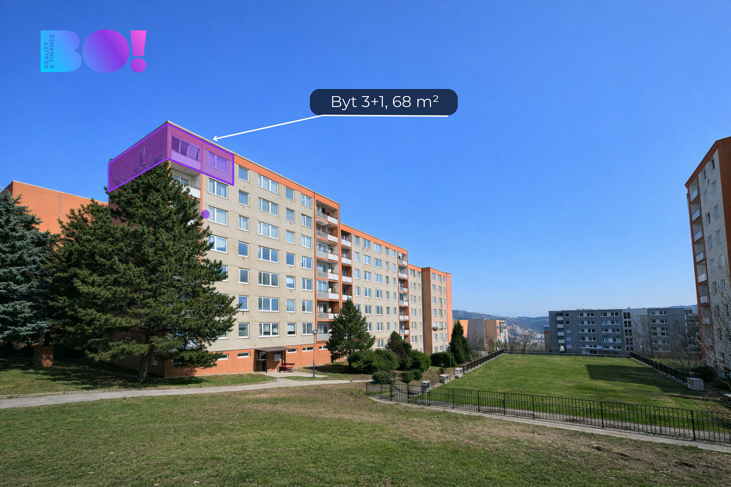 Prodej bytu 3+1 62 m²