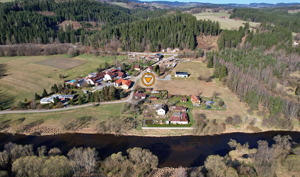Prodej stavebního pozemku 1 040 m², Větřní – fotka 1 z 12