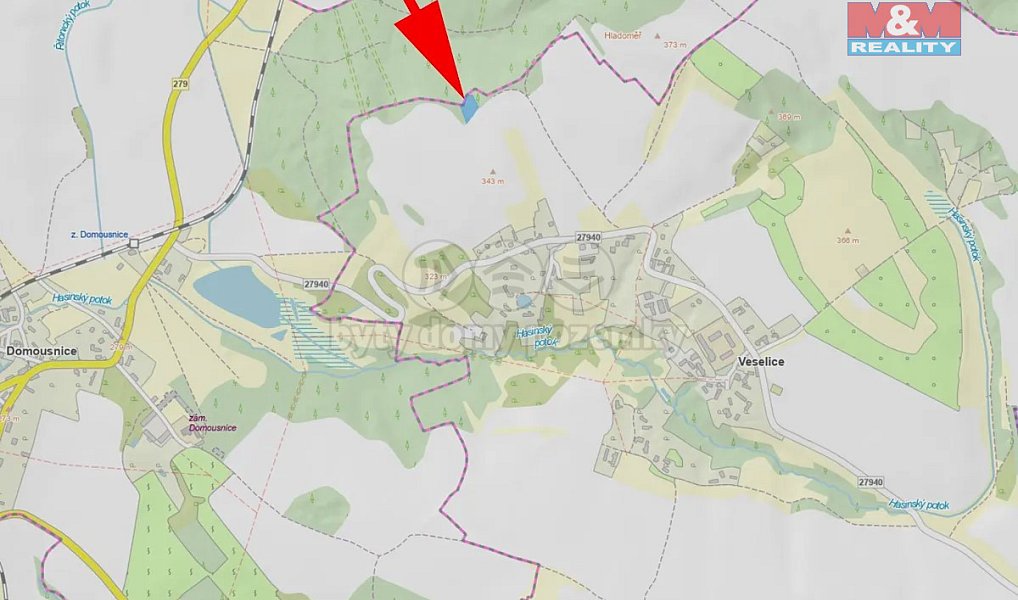 Prodej louky 1 683 m², Veselice – náhled fotky 6