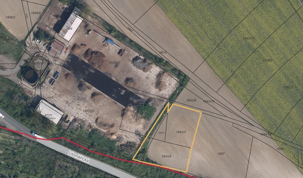 Prodej komerčního pozemku 4 246 m², Štětí – náhled fotky 3
