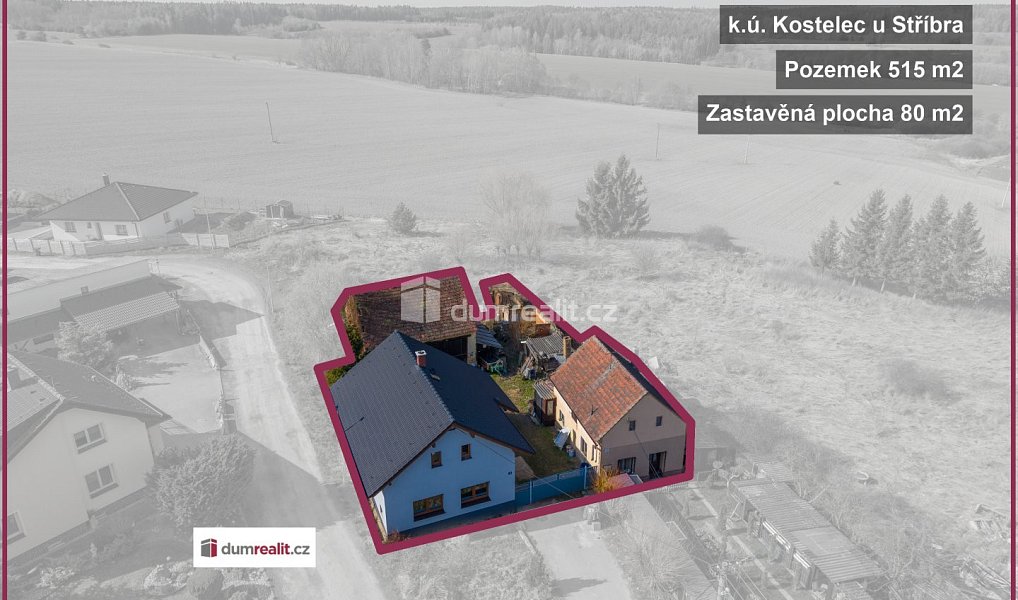Prodej domu 80 m² s pozemkem 515 m², Kostelec – náhled fotky 2