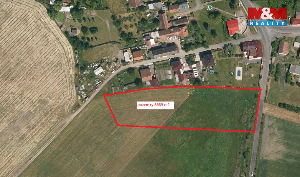 Prodej stavebního pozemku 8 659 m², Újezd u Přelouče – náhled fotky 5